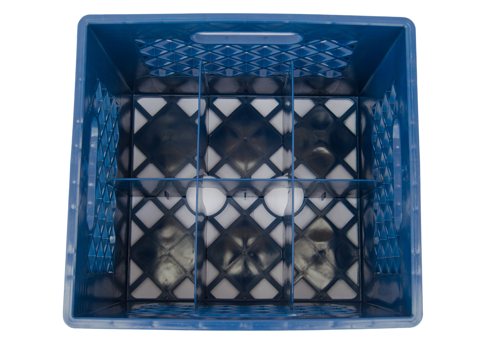 Plastic Crate for Glass Milk Bottles / Commercial Duty