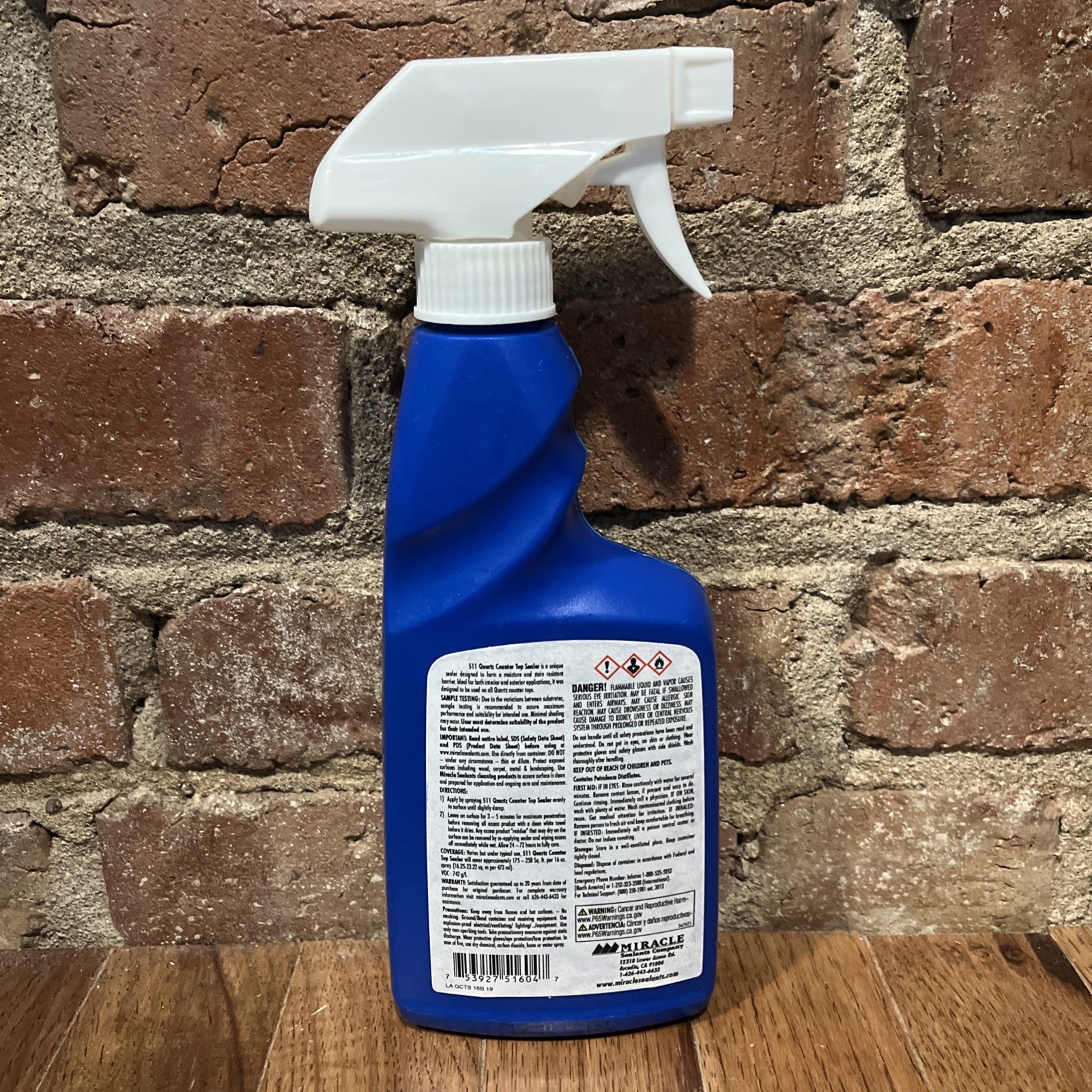 Miracle Professional Choice 511 Quartz Counter Top Sealer One Pint