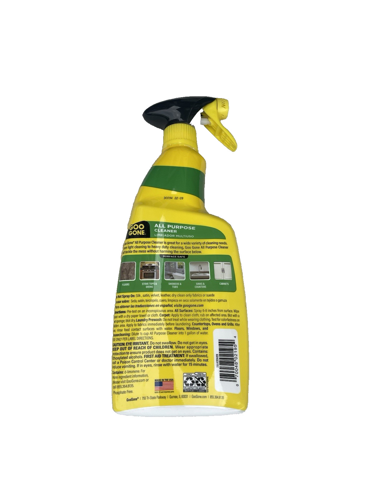 Goo Gone All Purpose Cleaner 32 oz Surface Safe Citrus Spray New
