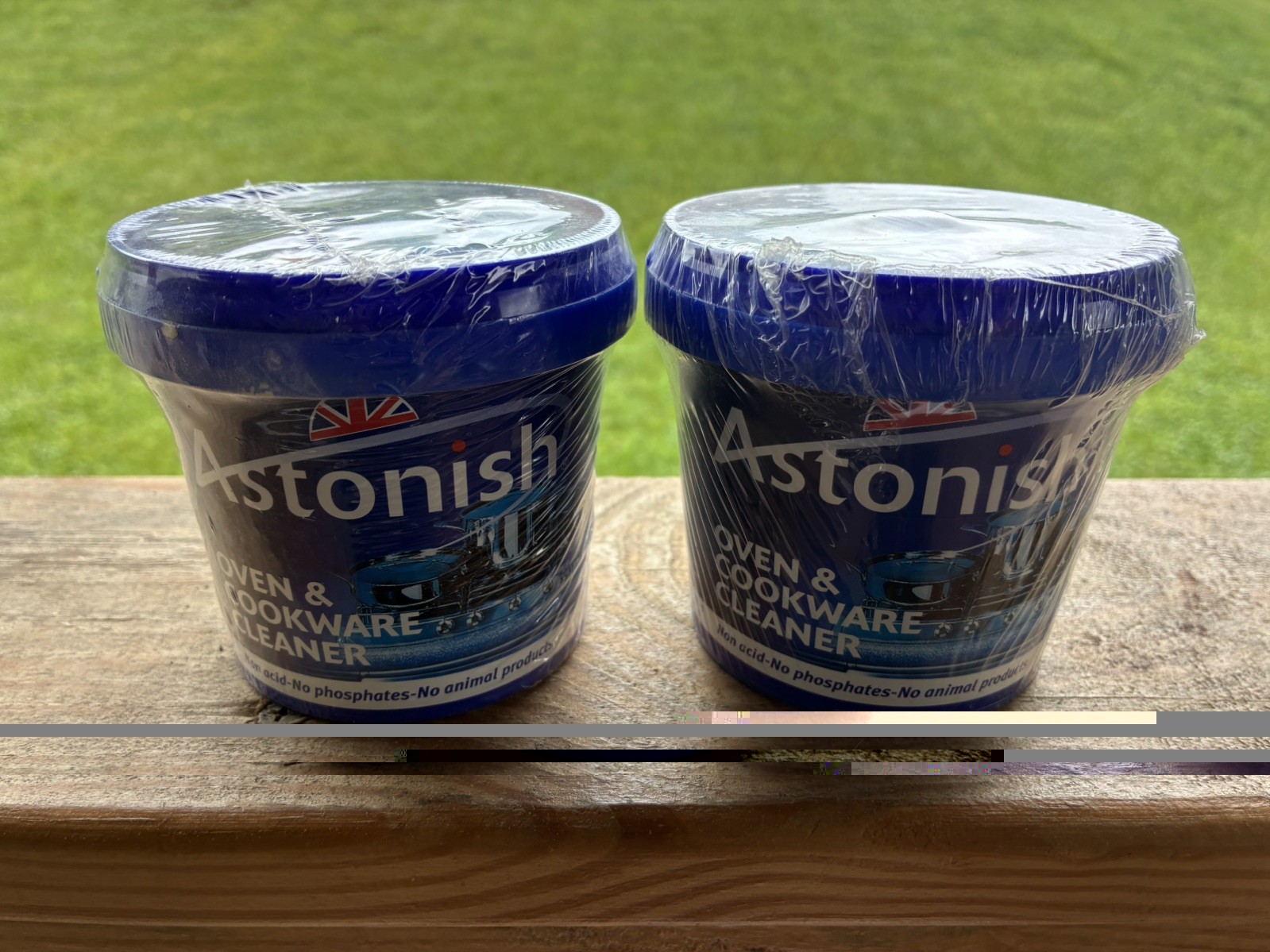 (2) ASTONISH Oven & Cookware Cleaner 17 oz. Jars~New–Free Ship