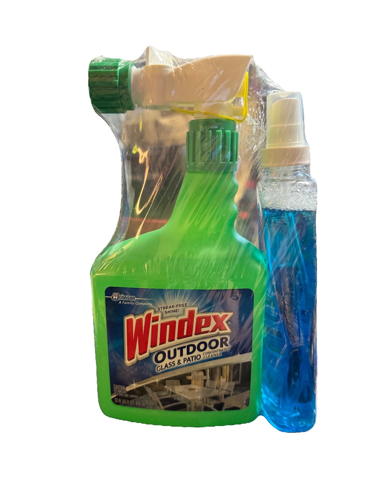 NEW Windex Outdoor Concentrated Glass Cleaner 32 fl oz and original (12 fl oz)