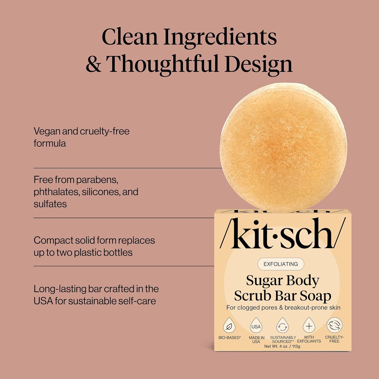 Exfoliating Sr Body Scrub Bar Soap – Polishing Soap Bar with
