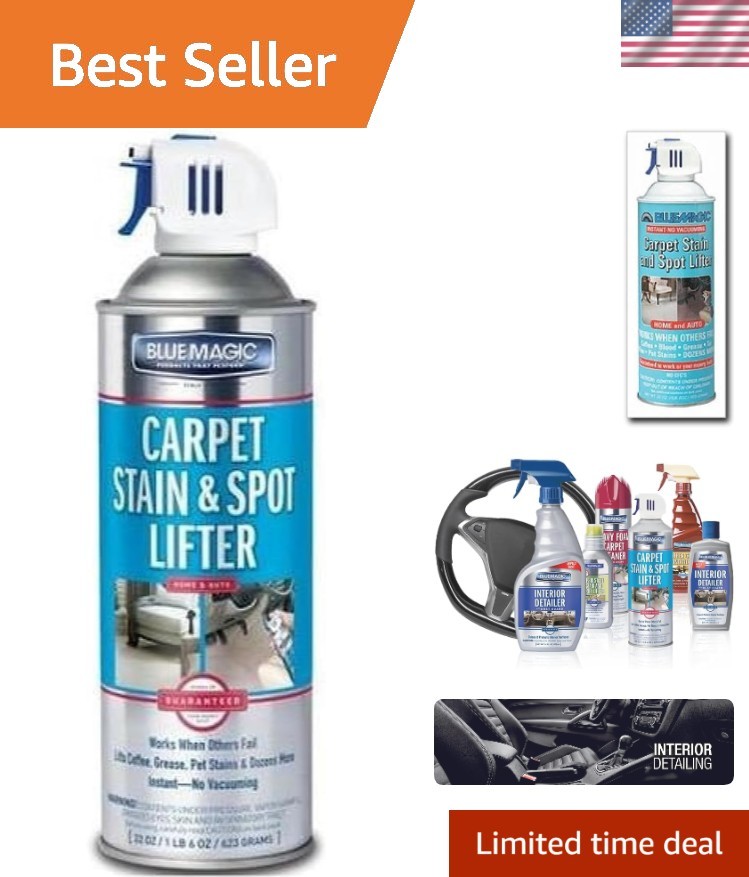 22 oz. Unscented Carpet Stain & Spot Lifter – Instant Cleaning Convenience