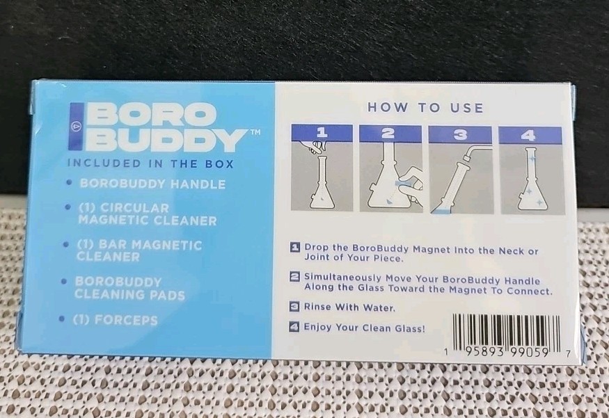 BoroBuddy – Magnetic Glass Cleaner Blue