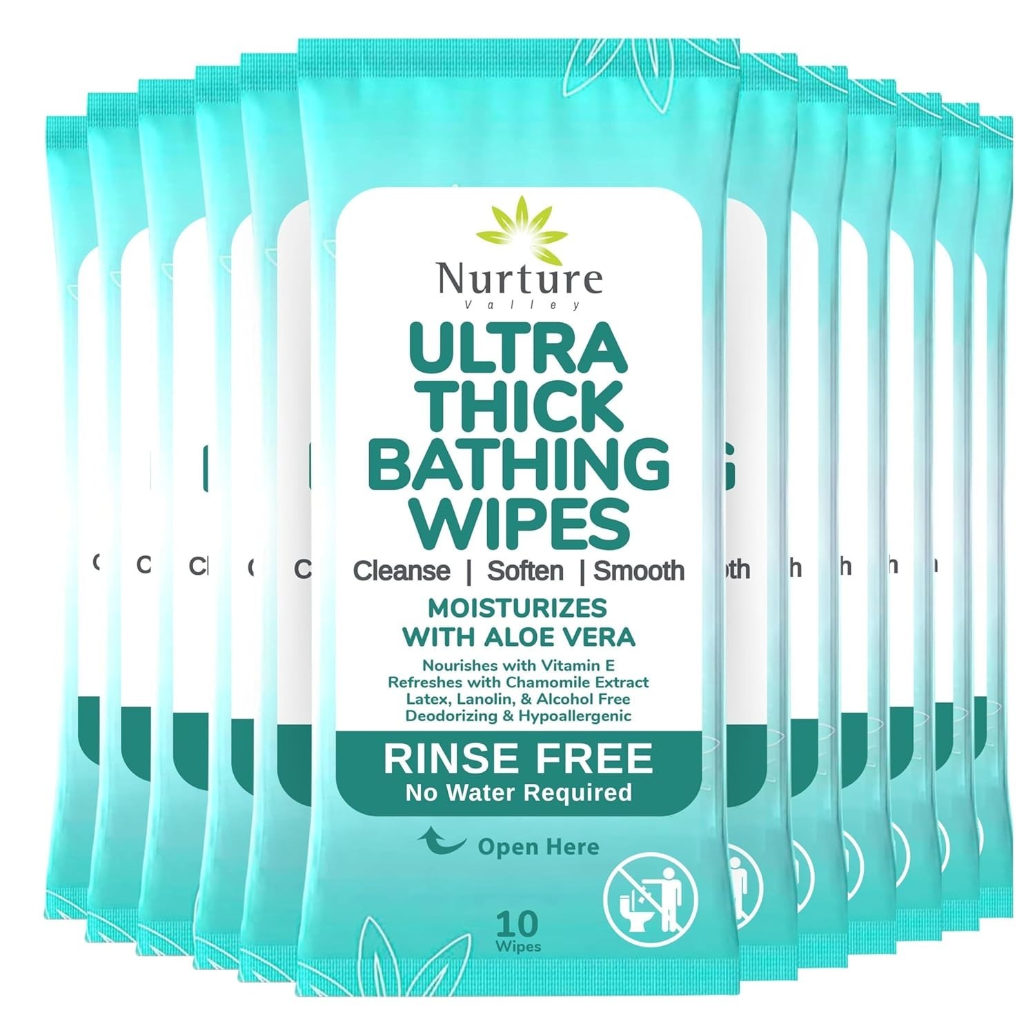 Convenient Aloe & Vitamin E Body Wipes – 120 XL Disposable Wipes for Cleanliness