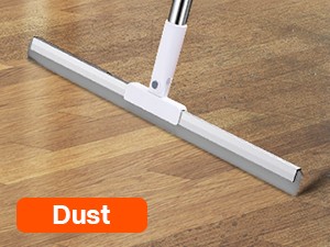 Silicone Squeegee for Floor, 180° Rotating Squeegee Broom, Floor Squeegee with a