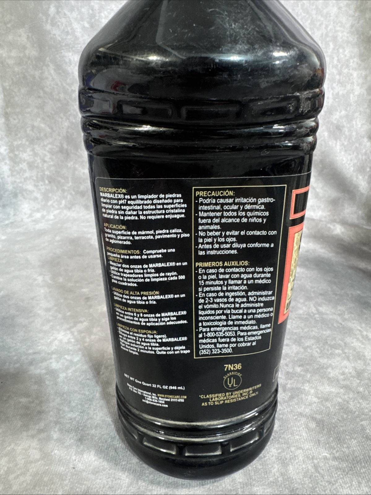 Marbalex 32oz SCI Stone Care International Floor Cleaner Marble Granite New
