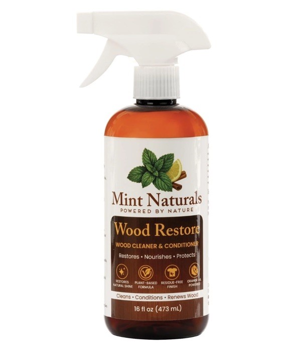 Natural Wood Cleaner & Furniture Conditioner – Plant-Based Polish Formula Tha…