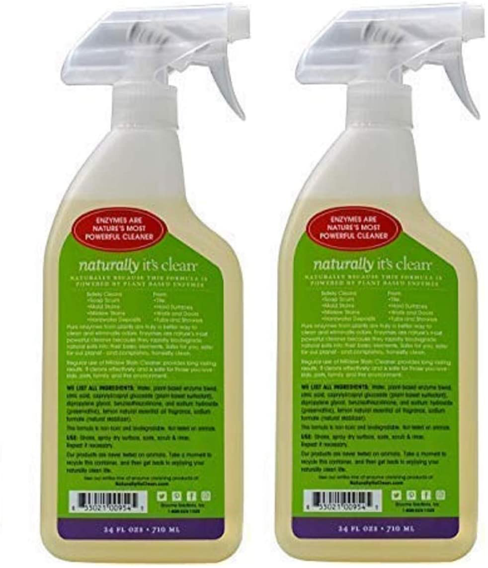 Naturally It’s Clean Mildew Stain Cleaner, Cleans Soap Scum, Mold/Mildew Stain