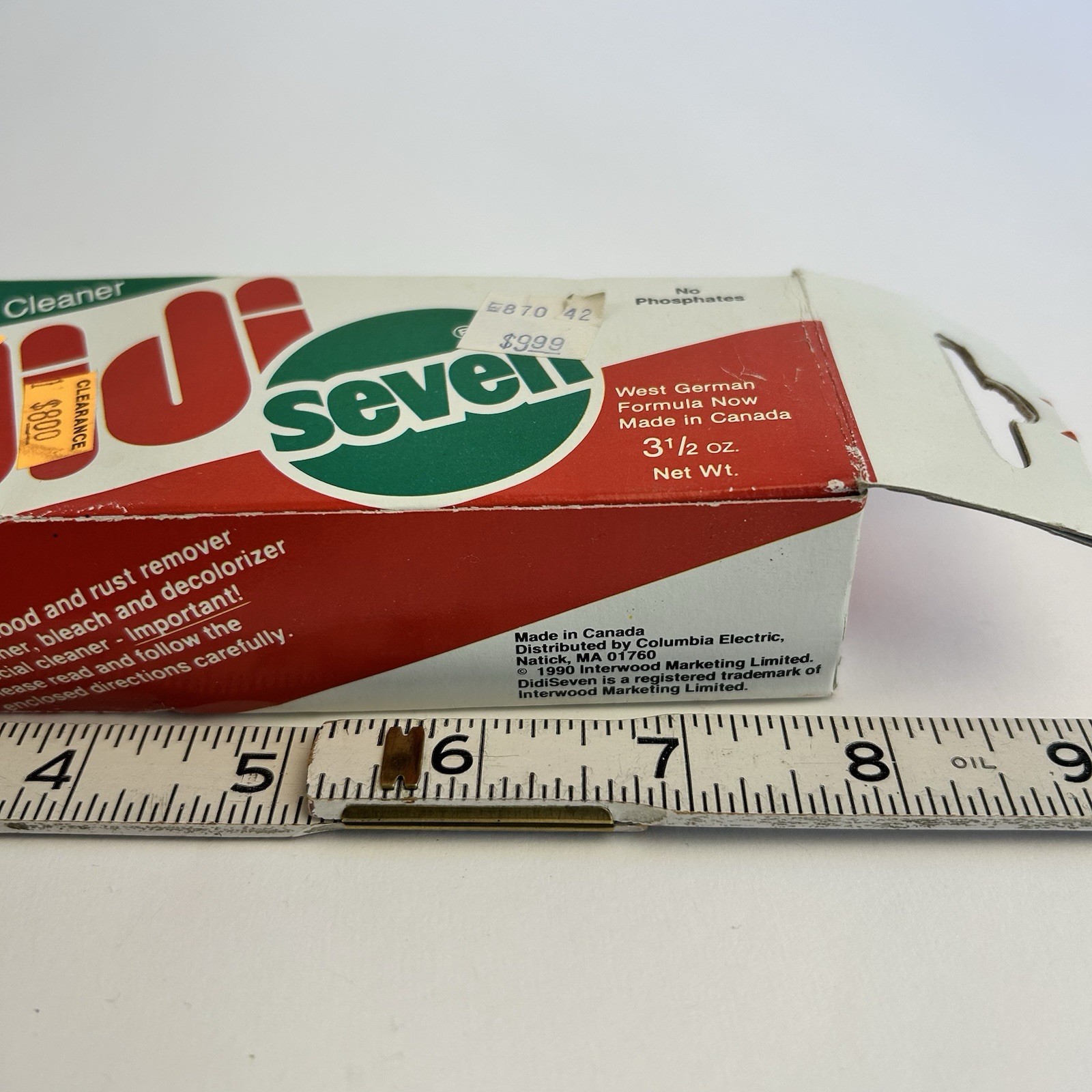 Vintage DiDi Seven Universal Cleaner 3 1/2 oz. Made in Canada NEW In Box READ
