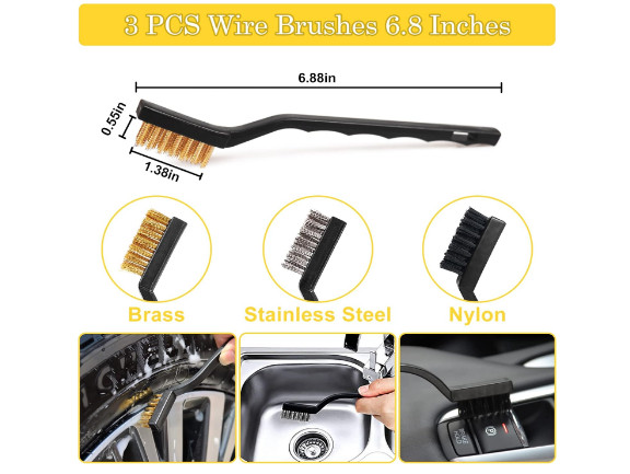 27 PCS Car Wash Cleaning Tools Kit for Car Detailing Set Interior Car Brush Blue