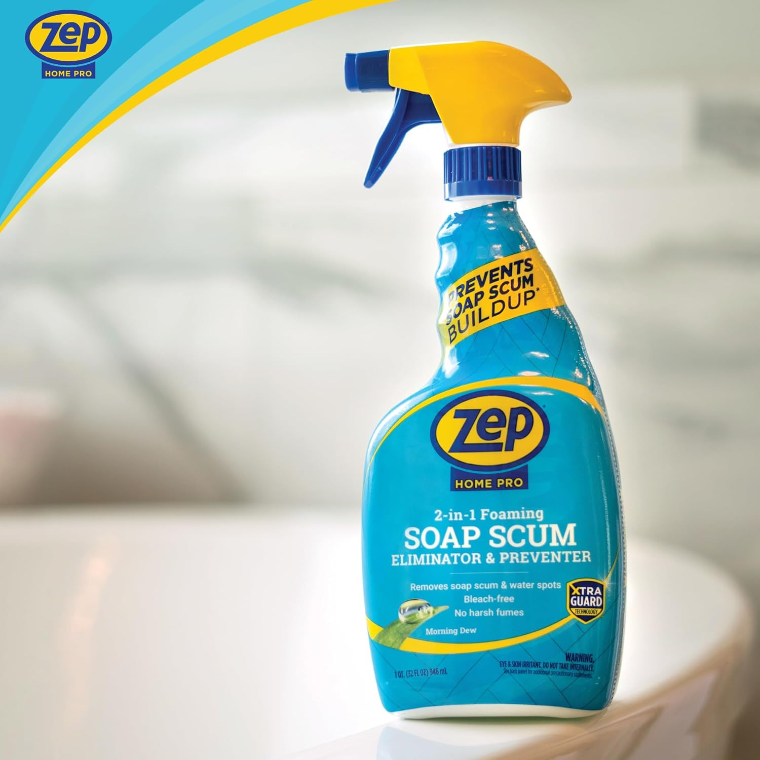 Home Pro 2-In-1 Foaming Soap Scum Eliminator and Preventer, Morning Dew Scent, R