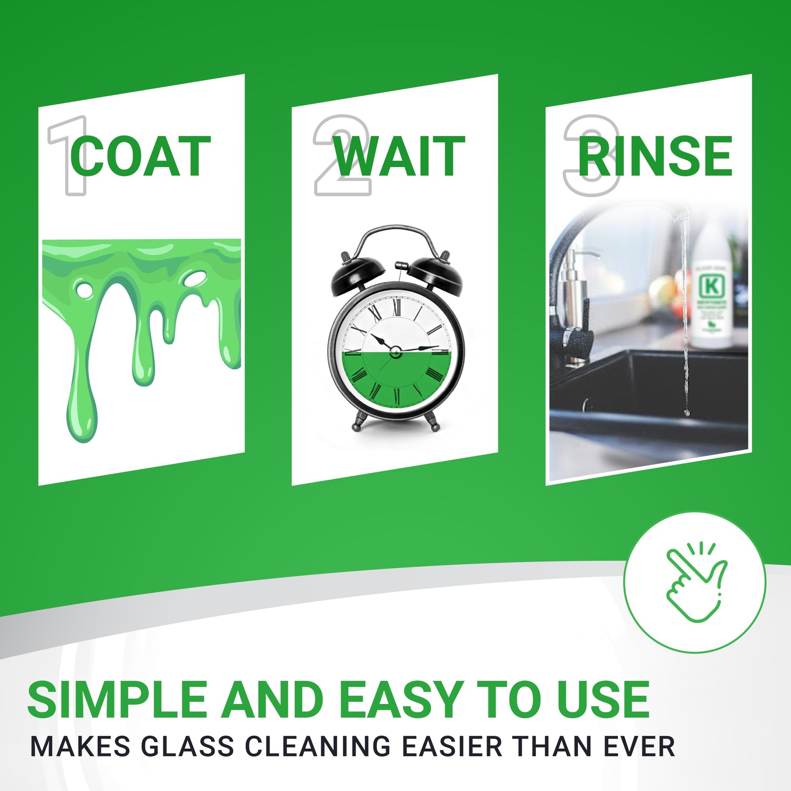 KLEAR Kryptonite Multipurpose Glass Cleaner | Powerful Cleaning Combo of 5 in…