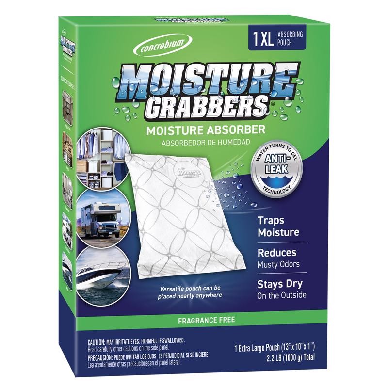 Concrobium Moisture Grabbers XL 35.3 oz Humidity-Absorbing Pouch No Scent