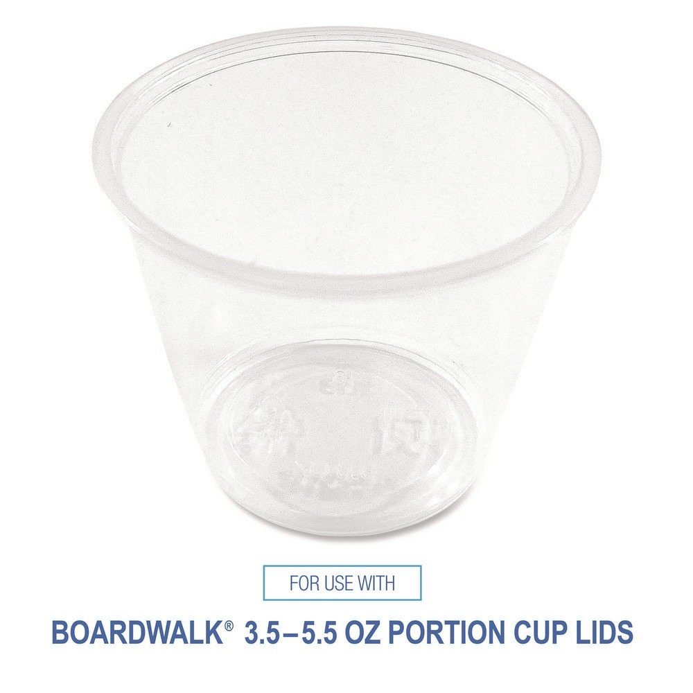 Boardwalk PRTN55TS Plastic Souffle/Portion Cups – Translucent (2500/Carton) New