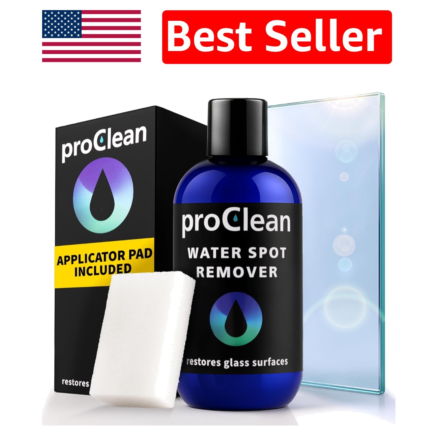 Multi-Surface Hard Water Stain Remover – Includes Applicator for Effortless Use