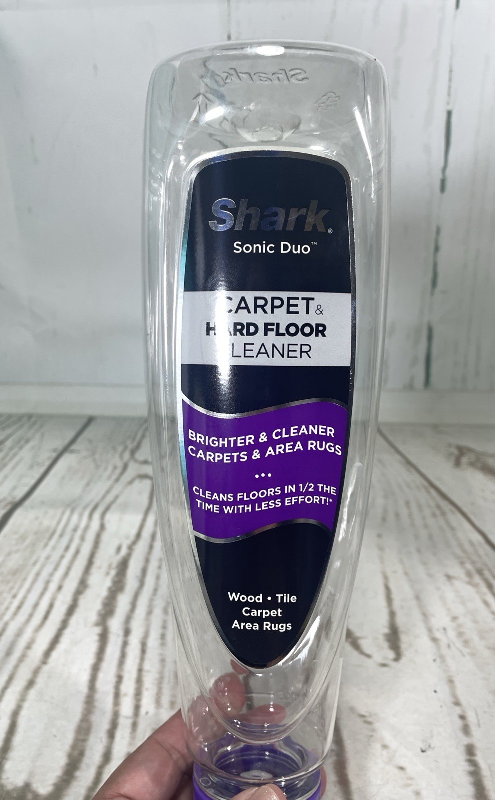 Shark Sonic Duo Carpet Hard Floor Cleaning Solution Reusable EMPTY Bottle Purple