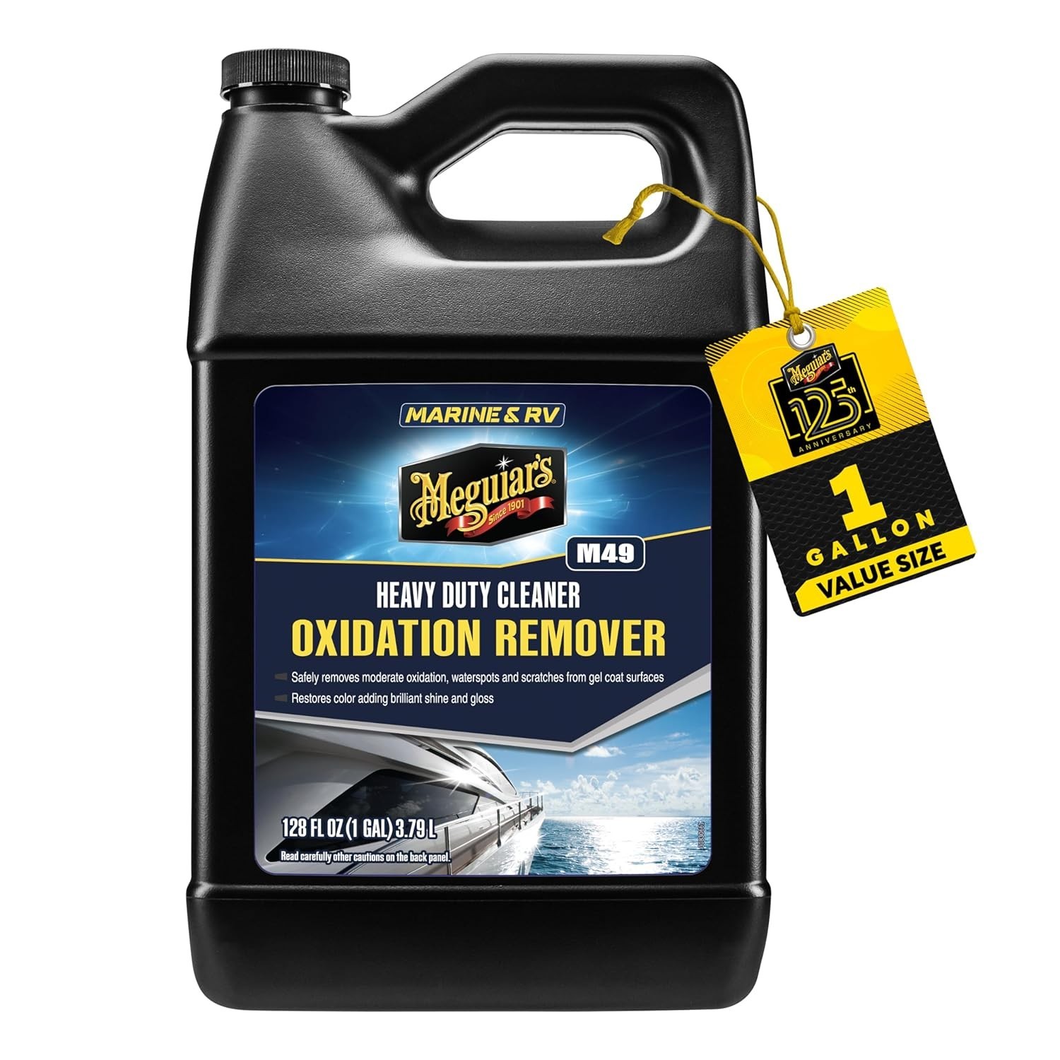 M4901 Marine/RV Heavy Duty Oxidation Remover, Water Spot, Stain, and Boat Scr…
