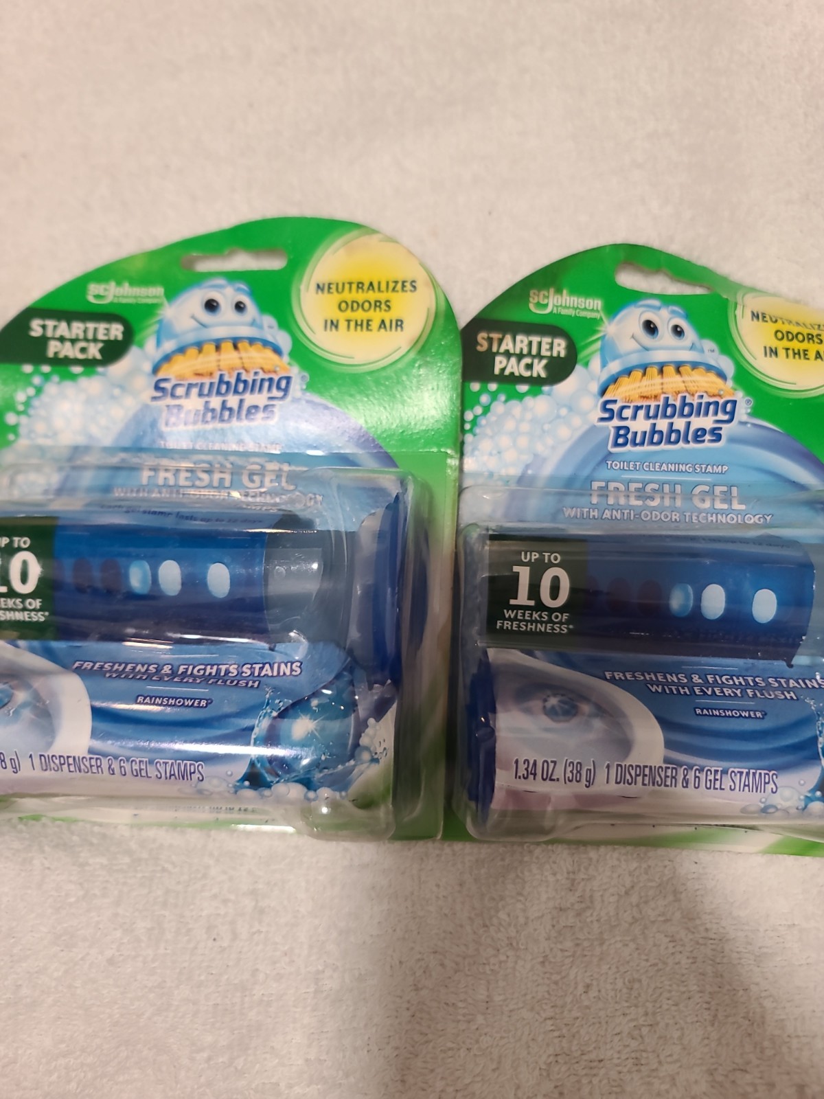Scrubbing Bubbles Toilet Cleaning Gel Stamps – Lot 2 Exp 11/29/23