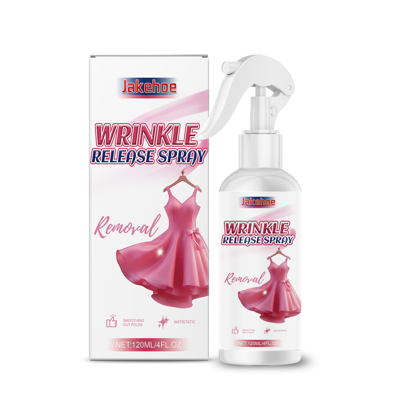 Multi-Functional Wrinkle Release Spray, Anti Wrinkle Spray For Clothes Household
