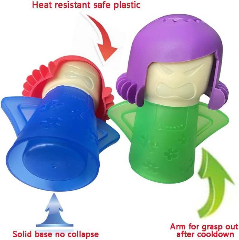 Angry Mama Microwave Cleaner only with Water and Vinegar Cleans your Kitchen …