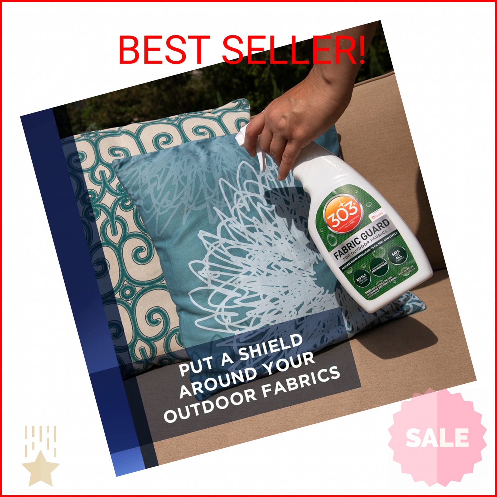 303 Fabric Guard – For Outdoor Fabrics – Restores Water Repellent Properties – R