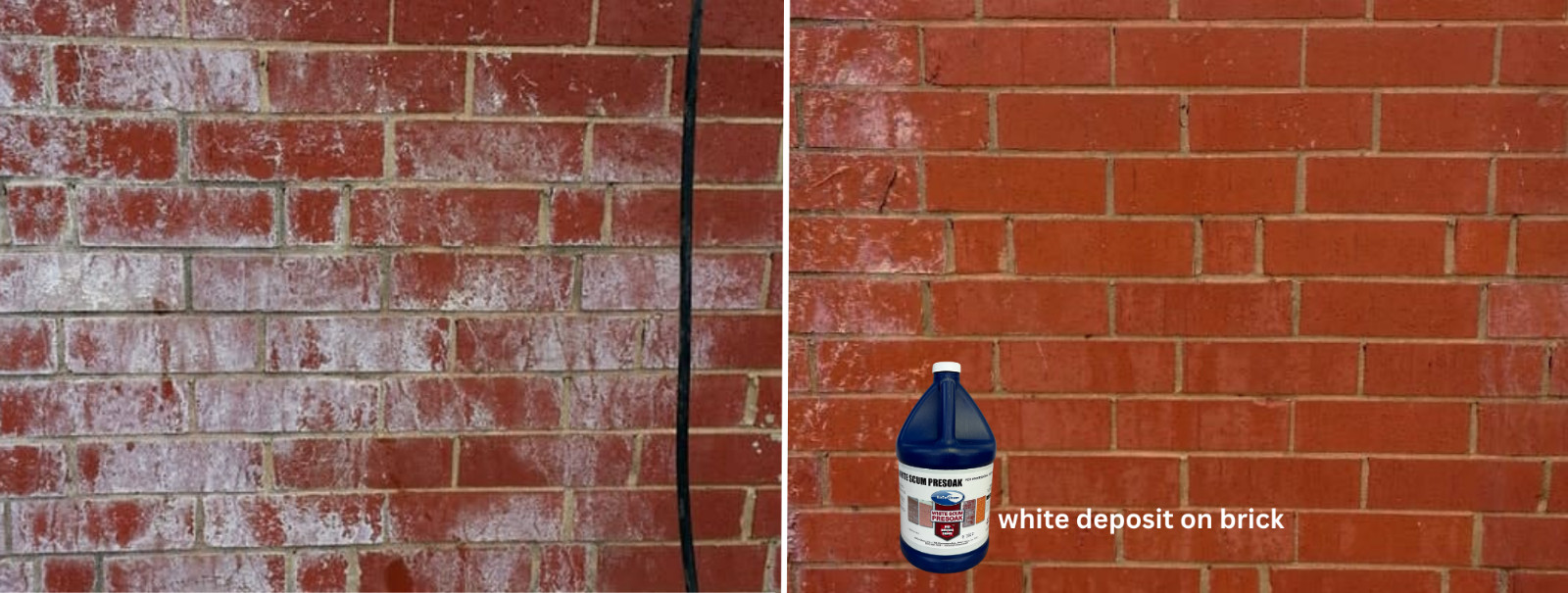Eaco Chem White Scum Presoak – Remove White Deposits from Brick & Concrete 4 GAL