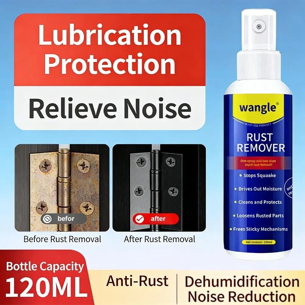 Multifunctional Metal Rust Remover,Rust Removal Spray,Anti-Rust Lubricant Spray