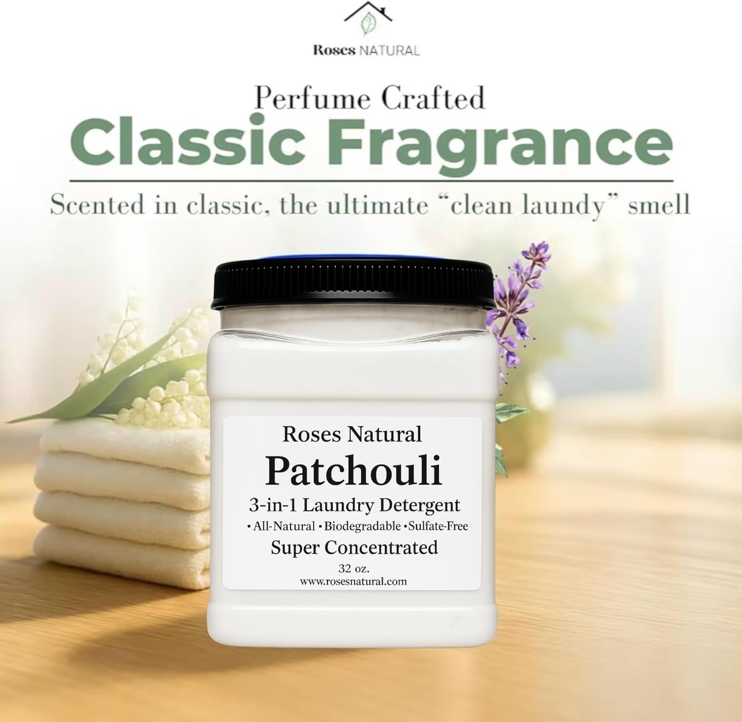 Patchouli 3-in-1 Natural Laundry Powder