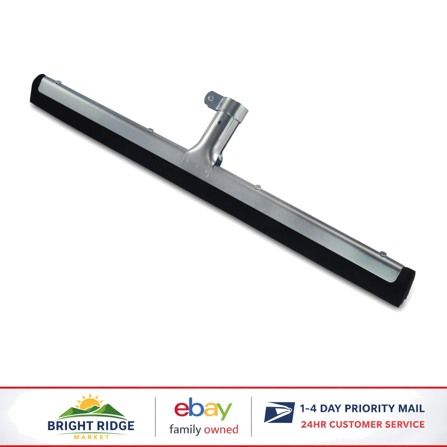 Innovative Floor Squeegee Compatible with Pole Accessories for Extended