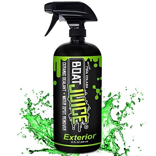 Boat Juice 32 Oz Spray Cleaner And Sio2 Ceramic Sealant For Glossy Finish