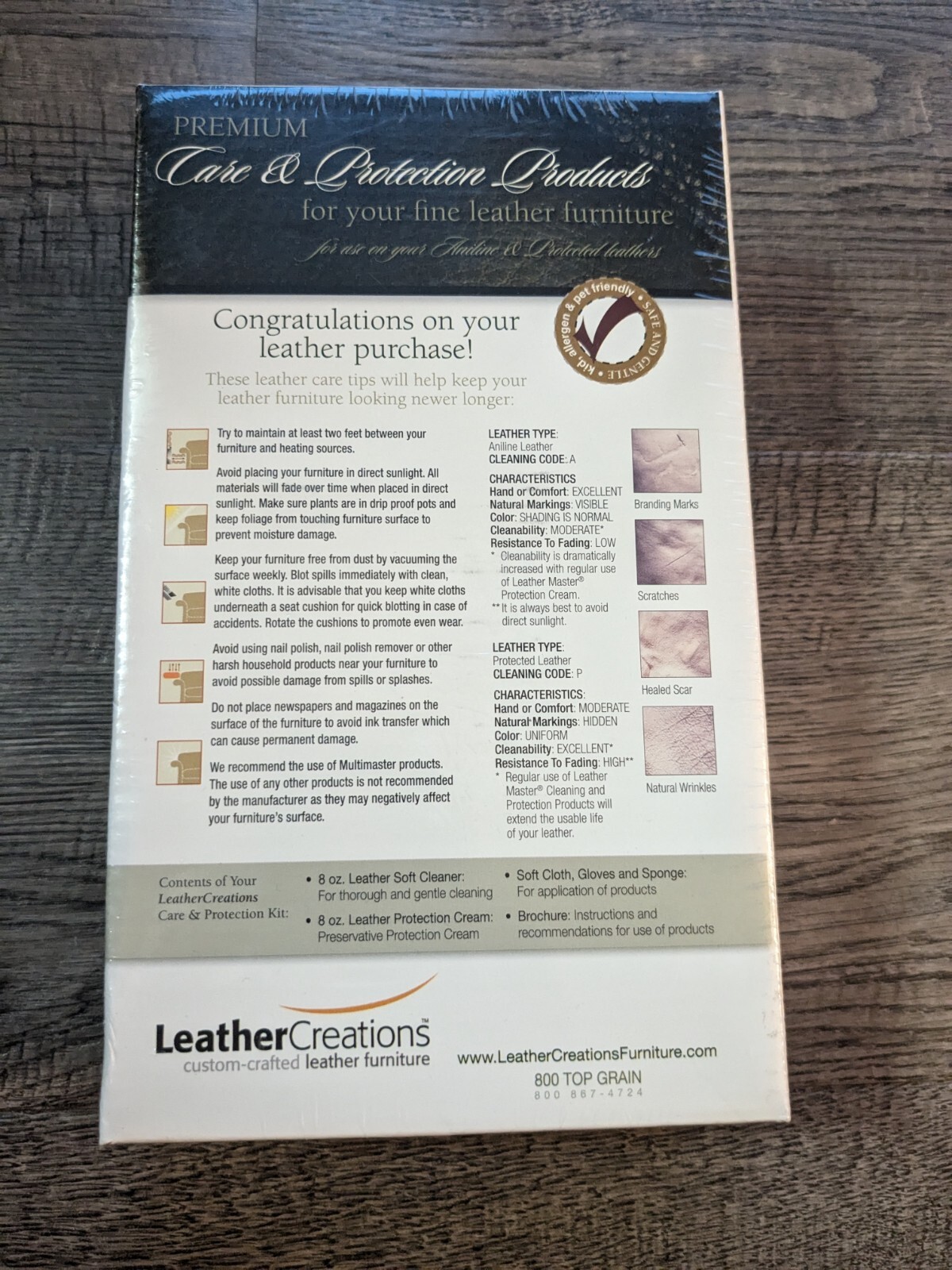 LEATHERCREATIONS Leather Care & Protection Kit Leather Creations