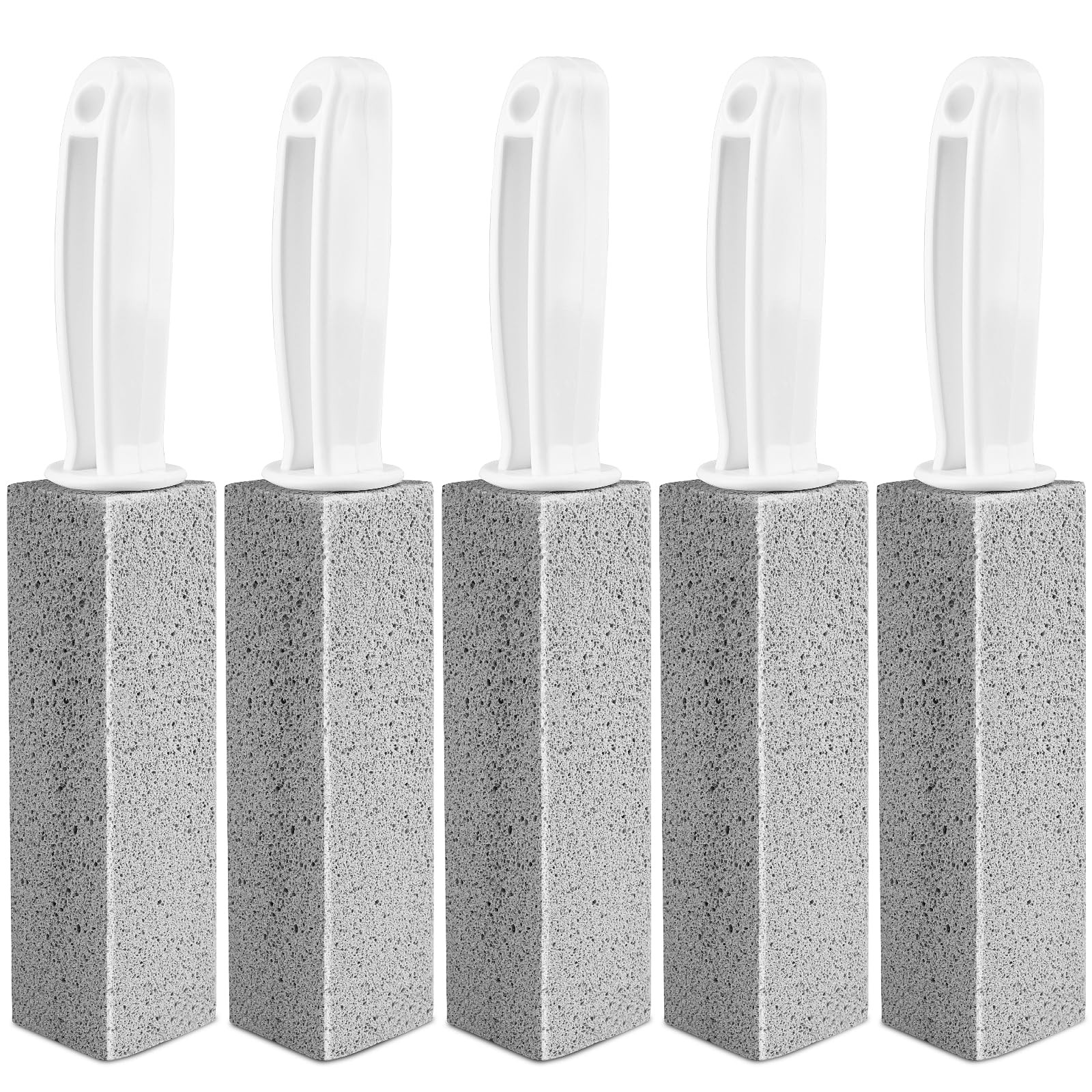 MEQHUO Toilet Pumice Stone With Handle, 5 Pack Pumice Stone Toilet Bowl