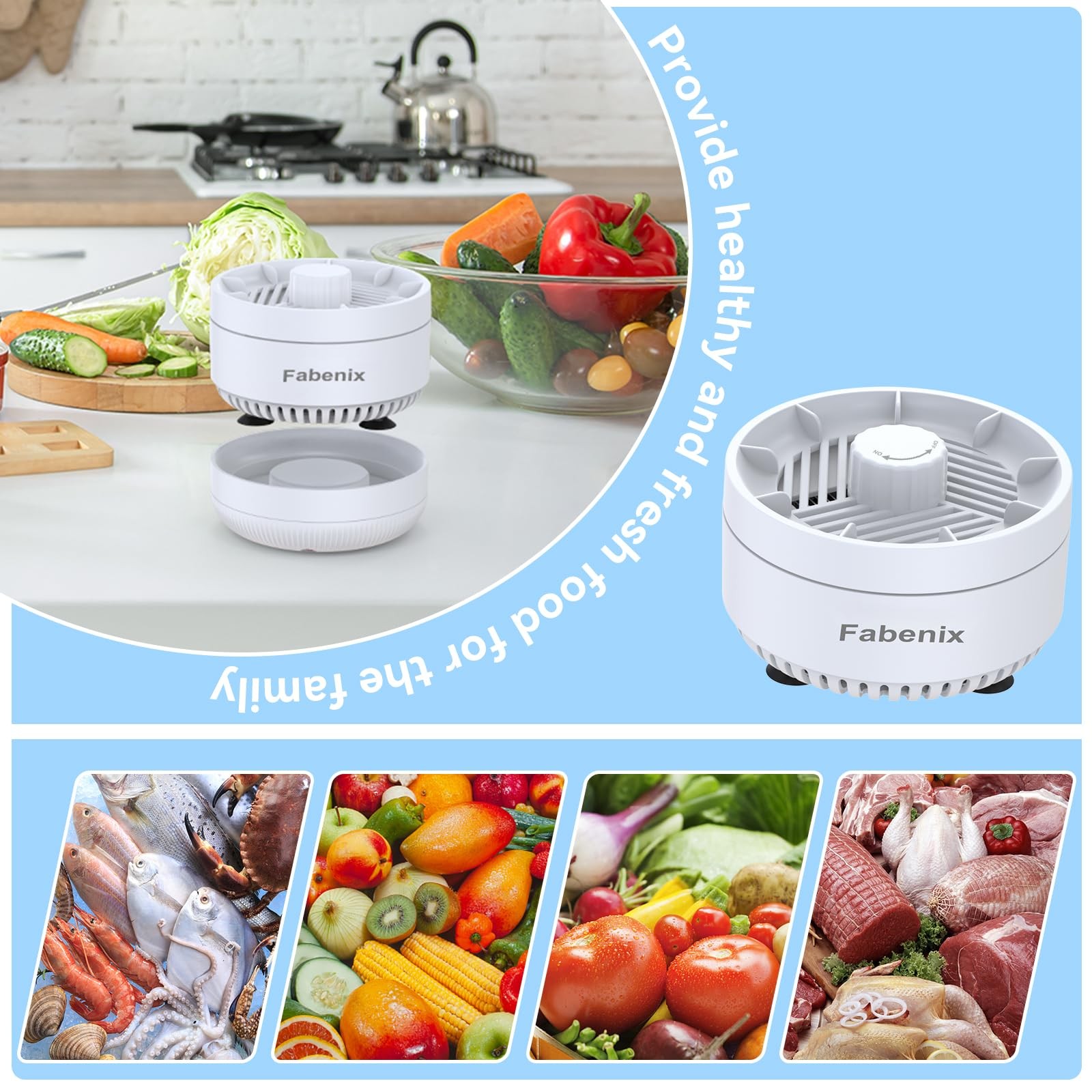 Fruit and Vegetable Washing Machine. Rotatable Fruit and Vegetable Purifier. …