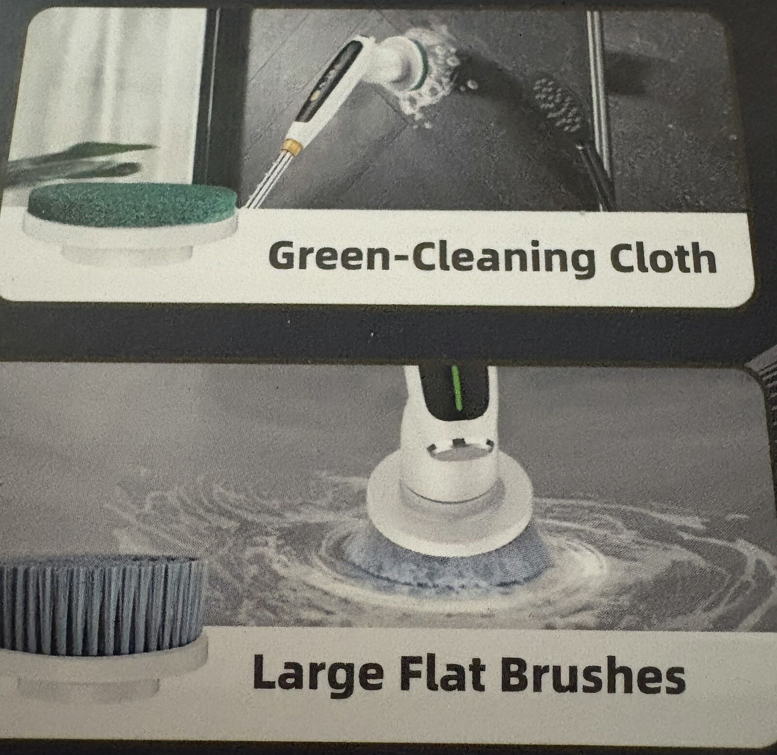 Smart Electric Spin Scrubber 5 Cleaning Brushes
