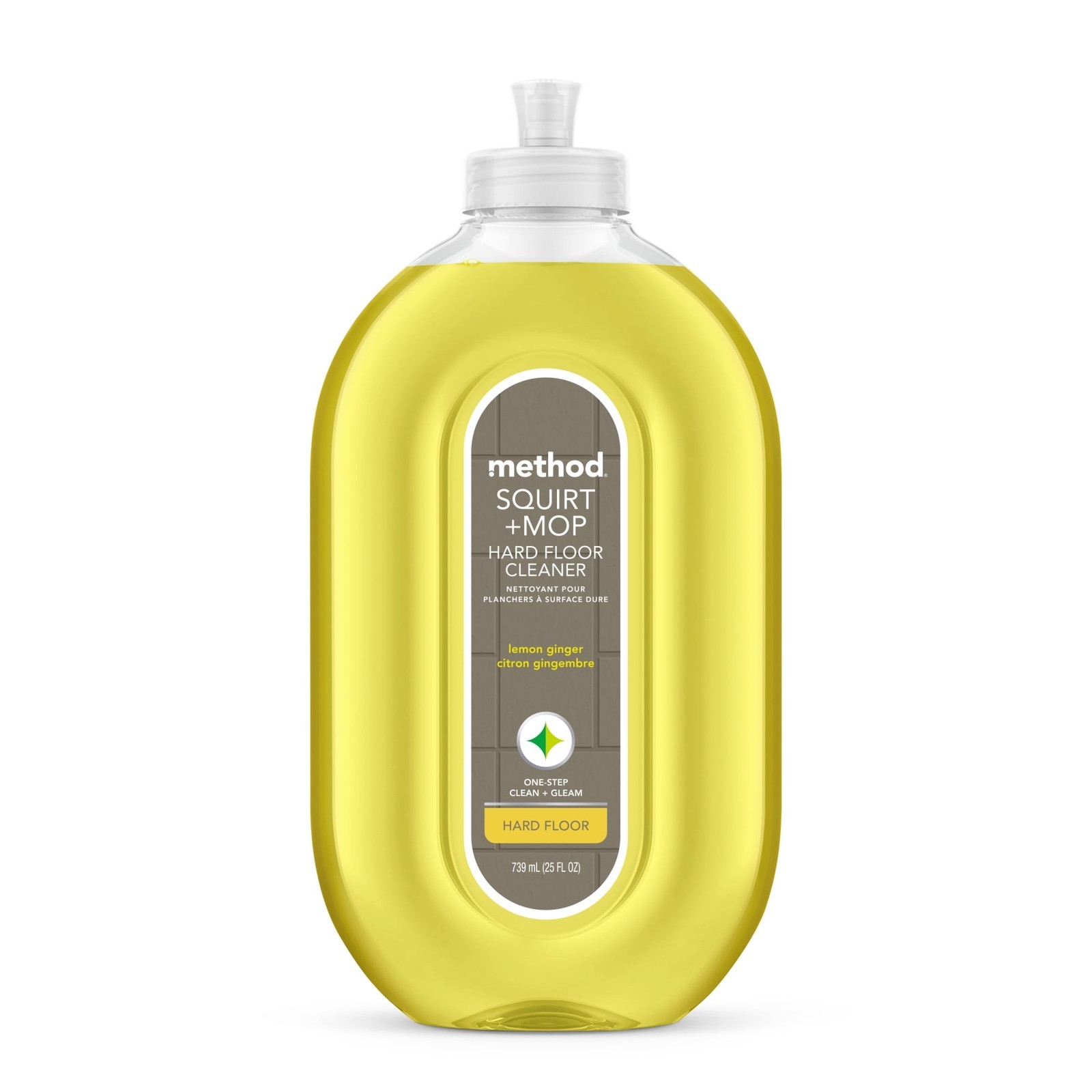 25 Fl Oz Hard Floor Cleaner Lemon Ginger Scent Squirt Mop Cleaning Formula