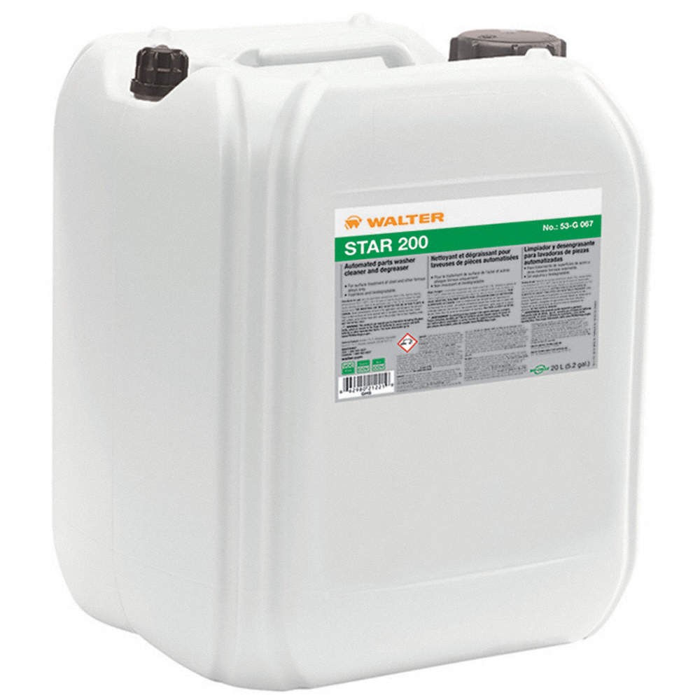 WALTER SURFACE TECHNOLOGIES 53G067 Cleaner/Degreaser,Biodegradable,5.2 Gal. 18C8