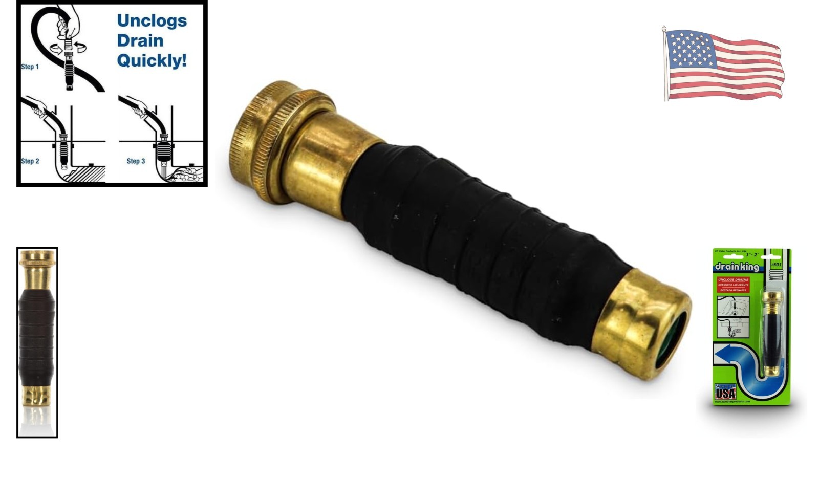 Quick and Effective: Drain King 501 for Unclogging 1-2 Inch Bathroom Drains
