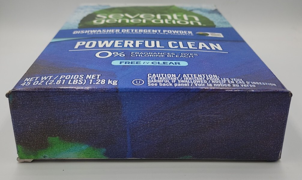 Seventh Generation Natural Automatic Dishwasher Powder Free & Clear 45oz. New