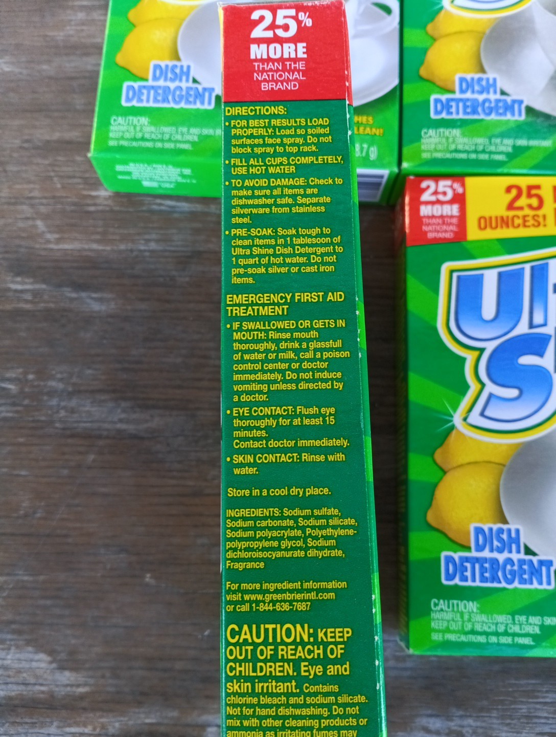 Lot (2) The Home Store Ultra Shine Lemon Scented Dish Detergent