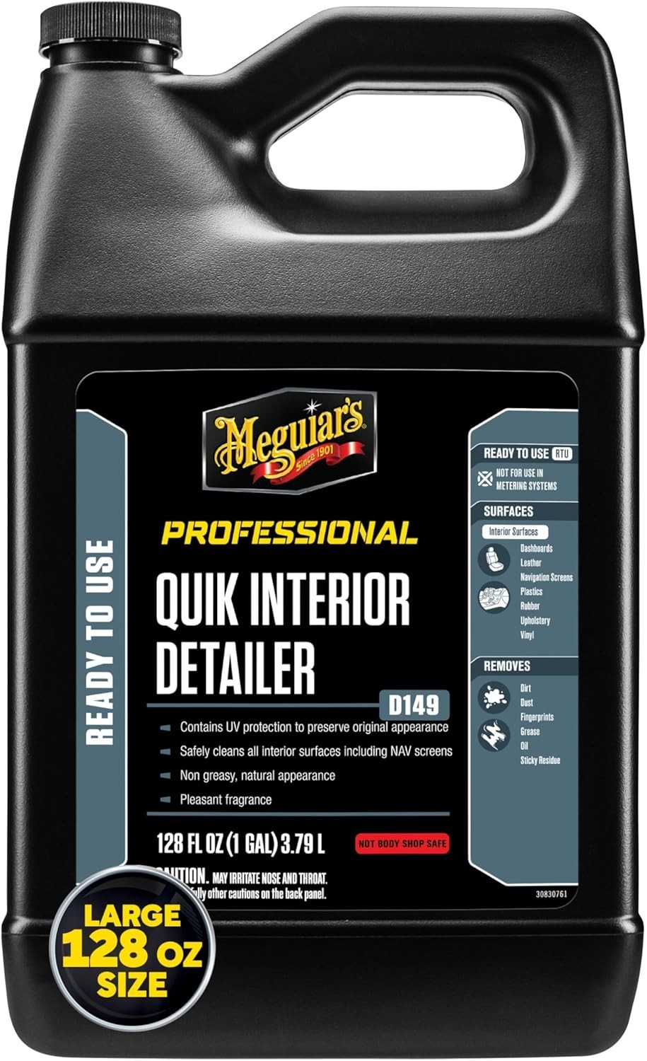 Quik Interior Detailer 3.79L – Ultimate Cleaner for Multi-Surface Protection