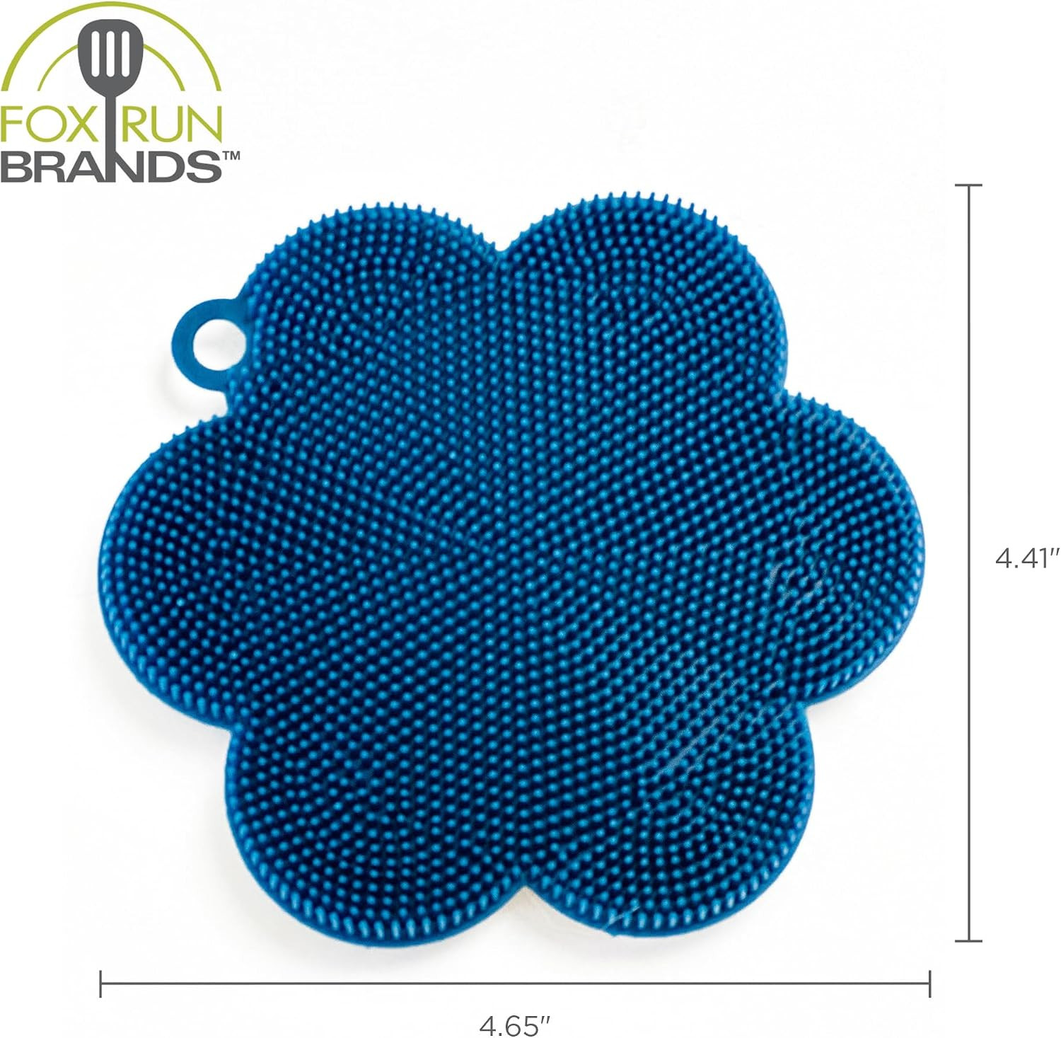 Silicone Dish Scrubbing Brush, Navy
