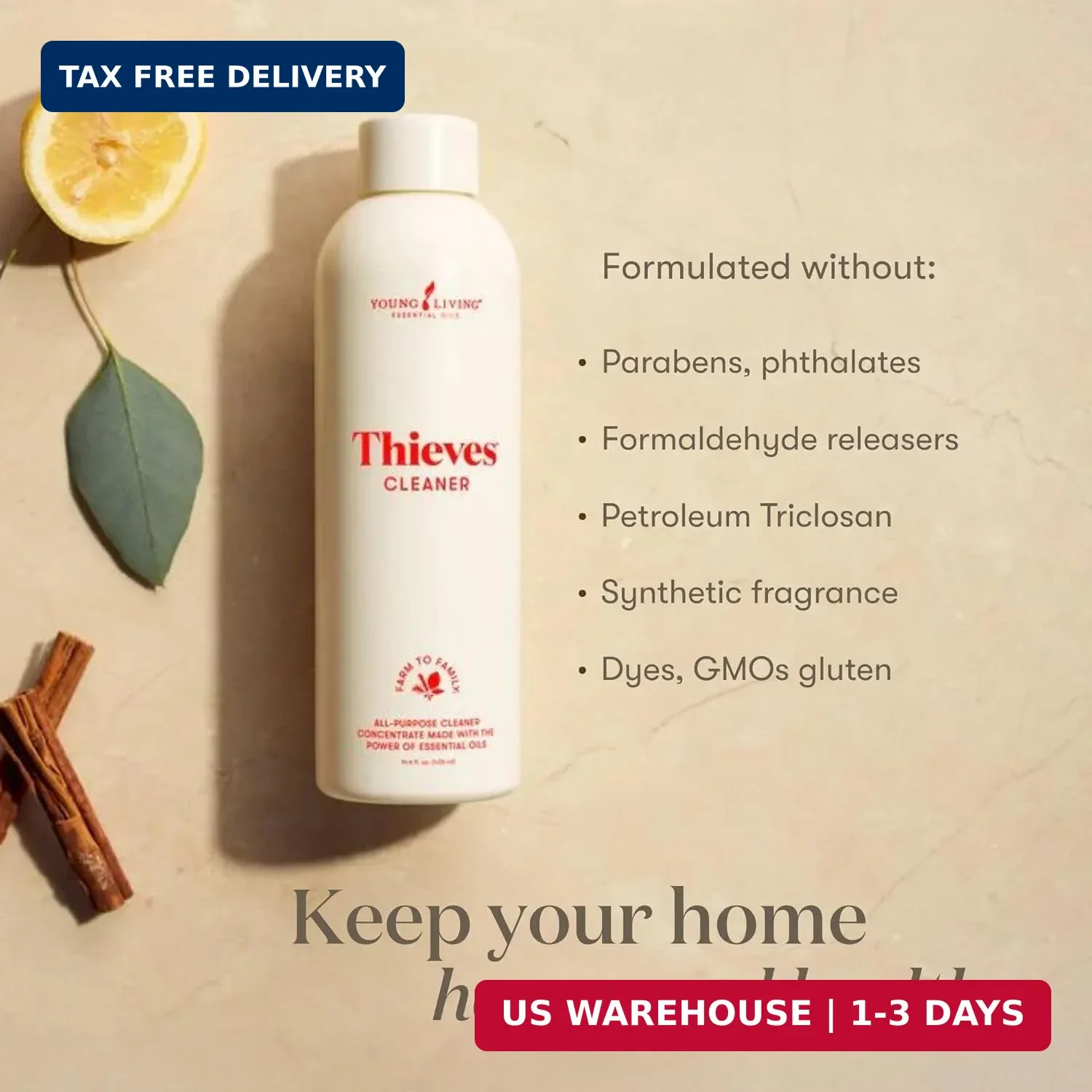 Thieves Household Cleaner | 14.4 oz | Plant-Based Multi-Surface Solution Infused