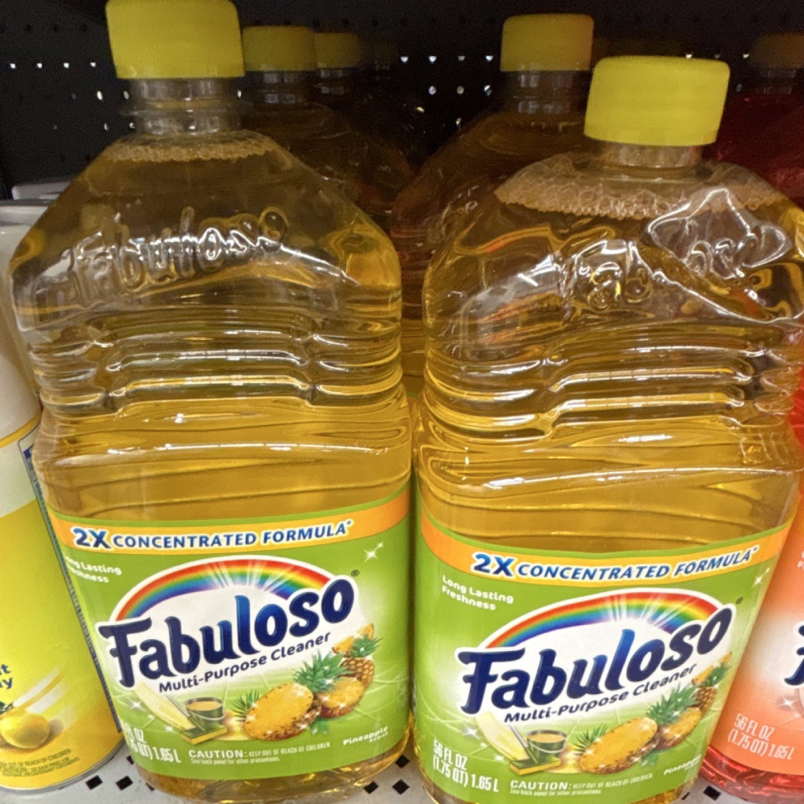 Fabuloso Multi-Purpose Cleaner 2X Concentrated Pineapple Lavender 56 fl oz
