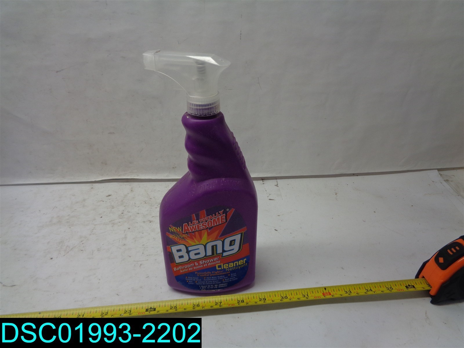 QTY=8L:(1L X 8) LA’s Totally Awesome Bang Bathroom & Shower Cleaner 722429320803