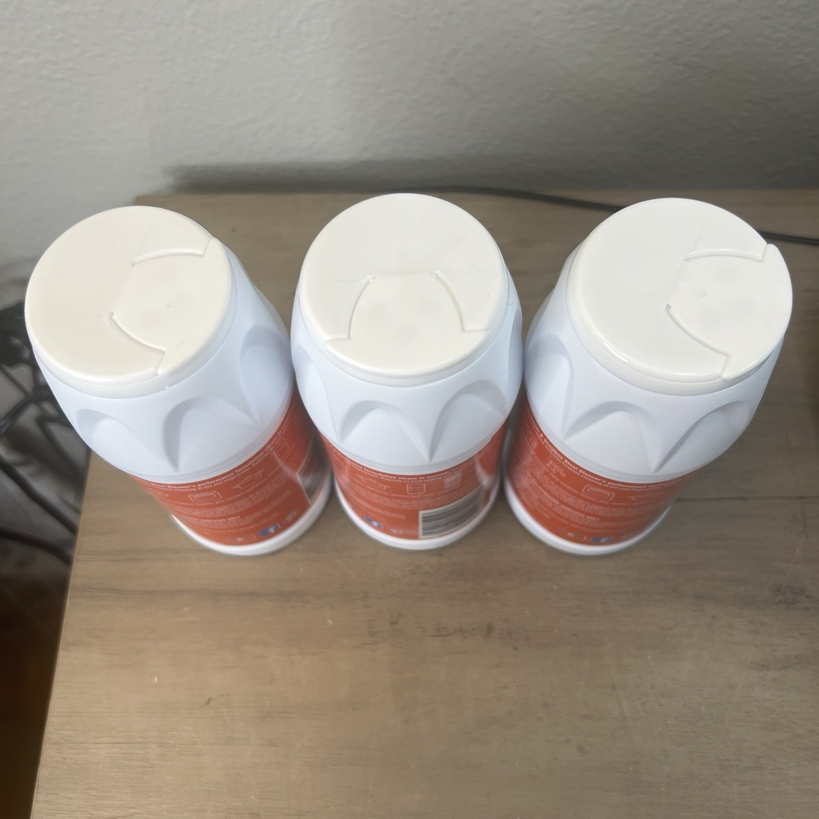 Brillo Cameo Non-Abrasive Aluminum Stainless Cleaner Less Fingerprints Lot of 3