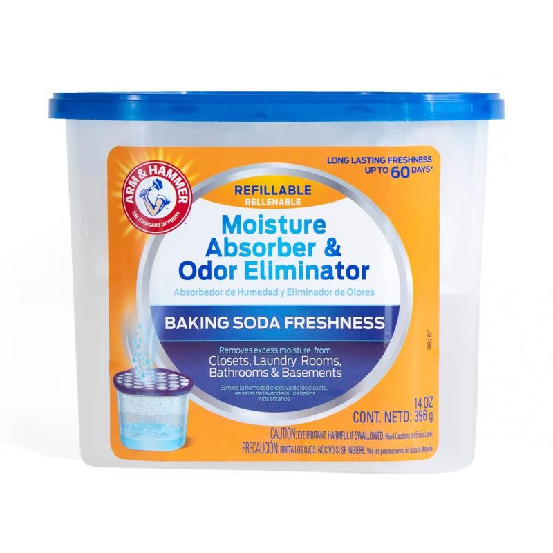 Arm & Hammer No Scent Moisture Absorber And Odor Eliminator 14 Oz. (Pack Of 6)
