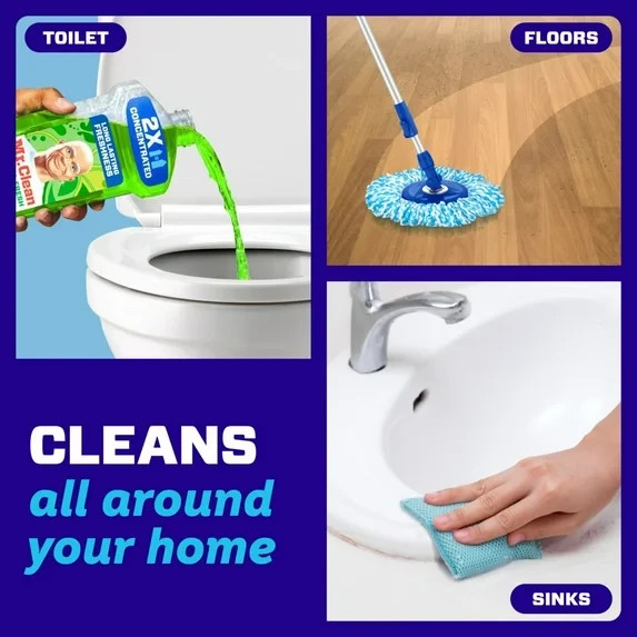 Mr. Clean 2X Concentrated All Purpose Floor Cleaner Gain Original 23 oz
