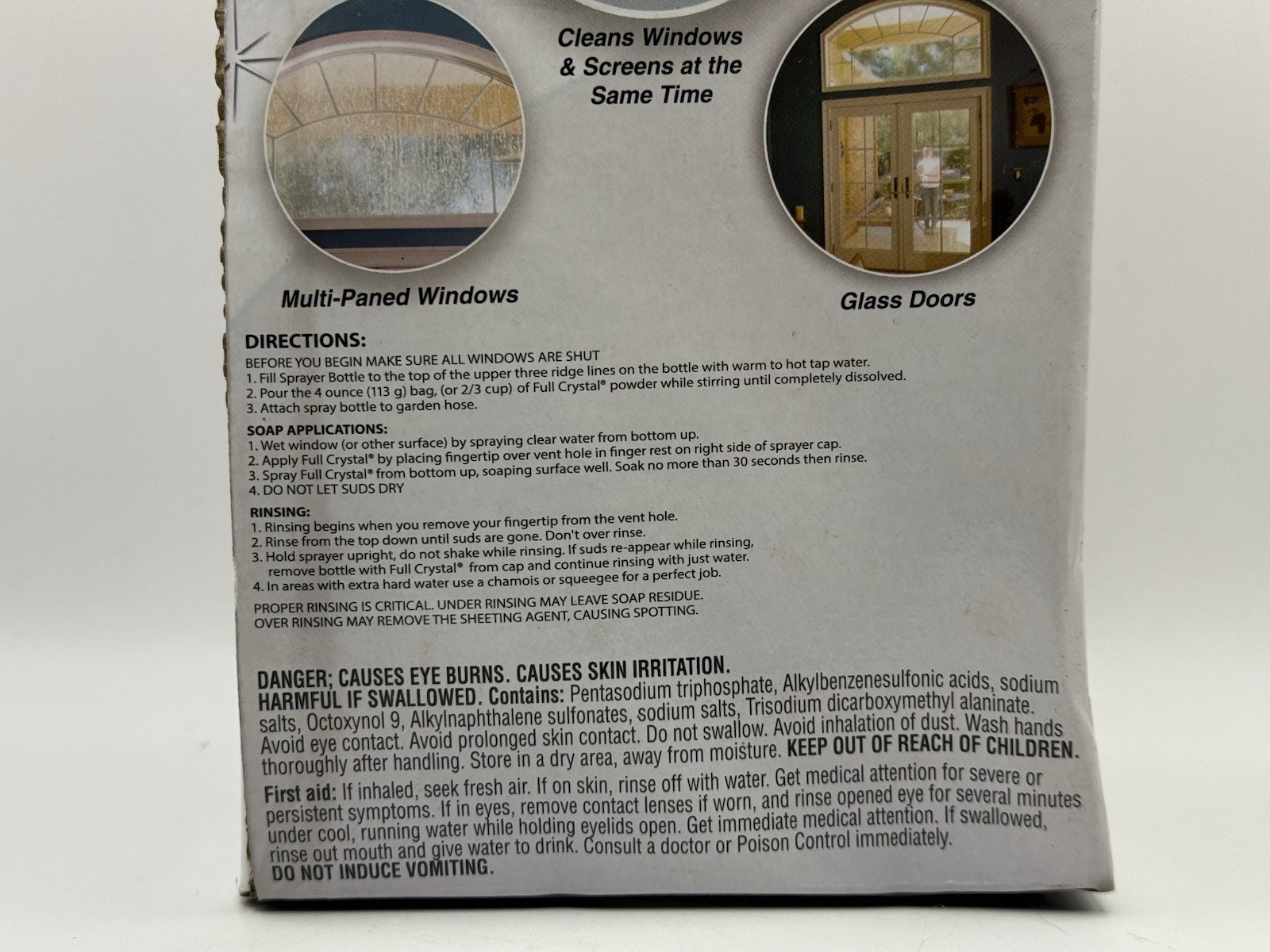 Fuller Brush FBFC-6 As Seen On TV Full Crystal Window & Outdoor Surface Cleaner