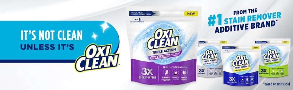 Triple Act Odor Blasters Odor and Stain Remover Powder, Use